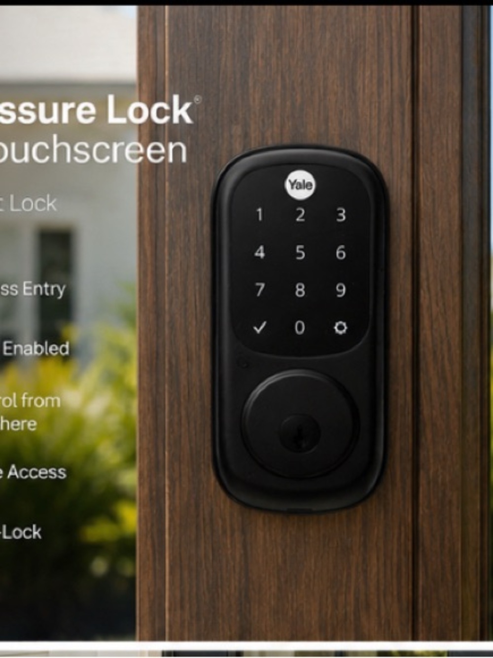 Yale Assure WiFi Smart Lock Touchscreen – Black – Complete in Box